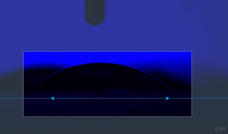 在昏暗模糊背景下準(zhǔn)確測量接觸角